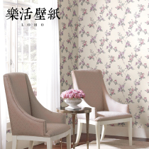 American pastoral floral paper imported wallpaper American original spot European living room bedroom room background wallpaper