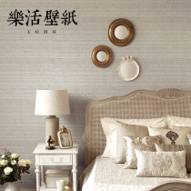 Original American imported wallpaper spot paper Chinese loophole pattern Lattice wallpaper living room bedroom study background wall