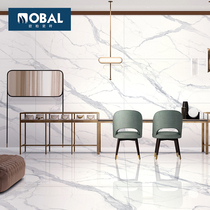 Living room floor tile wall tile with pattern large slab marble floor tile 750x1500 TV background wall TV Wall