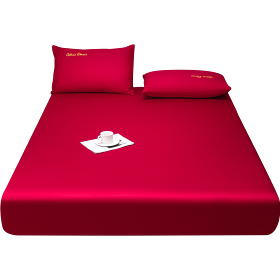 Class A wedding bed cover three-piece set pure cotton 100 cotton big red wedding bed cover mattress protective cover 1.8m
Class A wedding bed cover three-piece set pure cotton 100 cotton big red wedding bed cover mattress protective cover 1.8m