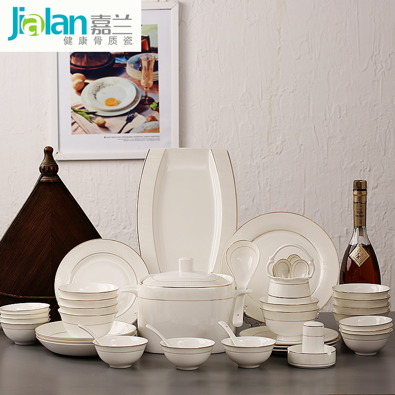 Garland 56 ipads porcelain tableware suit household up phnom penh Japanese dishes dishes suit composite ceramics gifts