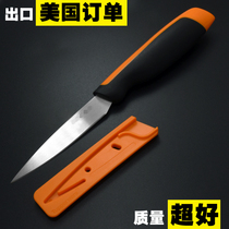 American single Tupper foreign trade export fruit knife household stainless steel fruit knife Imported steel knife fruit knife