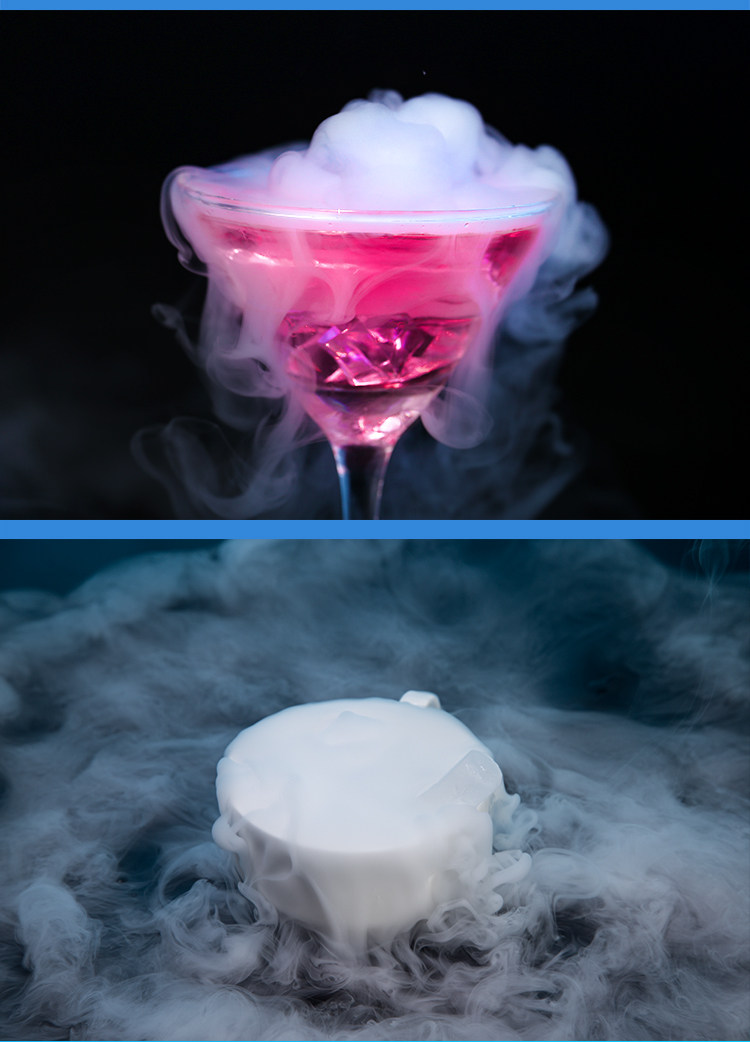 河南食用干冰烟雾孟婆汤创意冒烟效果酒吧火锅烟雾干冰颗粒块包邮