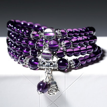 Crystal stall 2020 new multi-ring jewelry artificial amethyst bracelet twelve constellation womens handstring Korean accessories