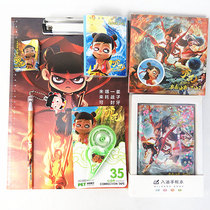 Nezha Stationery Set Gift Bag Student Supplies Gel pen book Origami folder correction tape