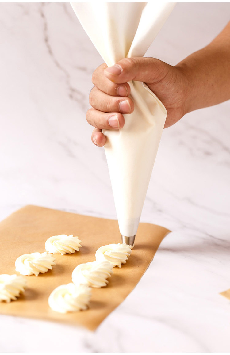 棉裱花袋蛋糕奶油帆布挤曲奇重复多次使用家用塑料烘焙布袋大号