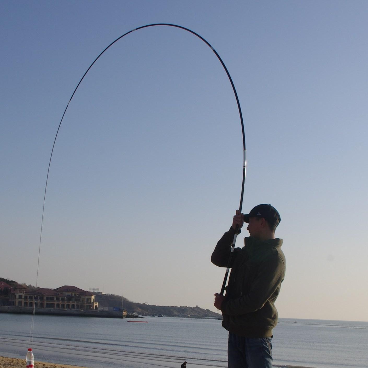 龙纹鲤鱼竿短节手竿超轻硬钓鱼竿买一送一28调超轻碳素溪流远投竿