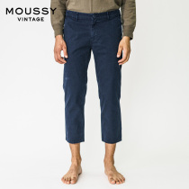 MOUSSY Vintage Mens 2020 new fashion casual cropped pants 025DAC11-4250