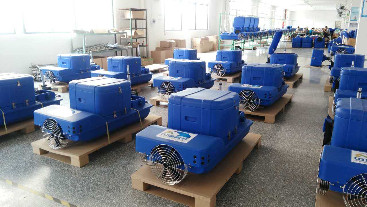 喂虾投料机智能巡航虾塘投料机南美白罗氏对虾投饵料机抛食机