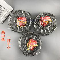 Non-magnetic 304 stainless steel steaming rack three-legged steaming rack steaming grid steaming rice rack bracket stainless steel high tripod