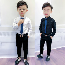 Boys shirt long sleeve 2 Spring and Autumn 3 Children base shirt wild 4 year old baby autumn coat tide 5 little boy Korean