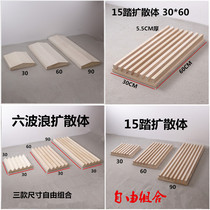 Flat diffuser HIFI room Private theater Wall diffusion plate Recording studio Audio and video room QRD diffusion sound doctor