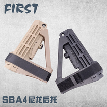 Soft play toy decoration SBA4 nylon rear support AR15 M4SBA3 tail holder HK416 SBA4 tie hand holder