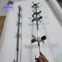 Cross strip with shrapnel hand spray hanger vacuum plating processing accessories custom hand spray fixture pair installation cy184