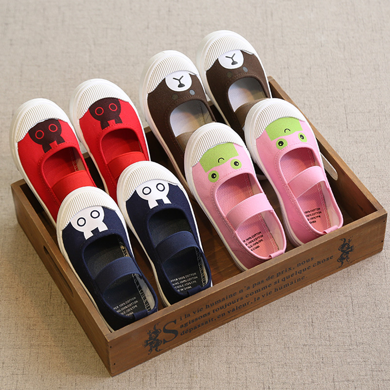 女童小白鞋儿童板鞋女幼儿园鞋子女童帆布鞋2017新款韩版宝宝布鞋