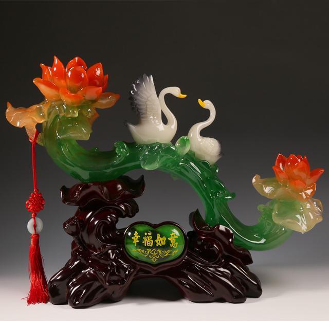 唯美大气树脂摆件,比样板房的摆件更好看