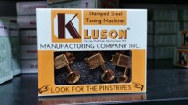 kluson golden single row fender retro string button curly stringers