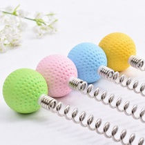 Golf silicone spring massage hammer Meridian beating hammer Meridian beating hammer back leg shoulder cervical spine back hammer massage stick