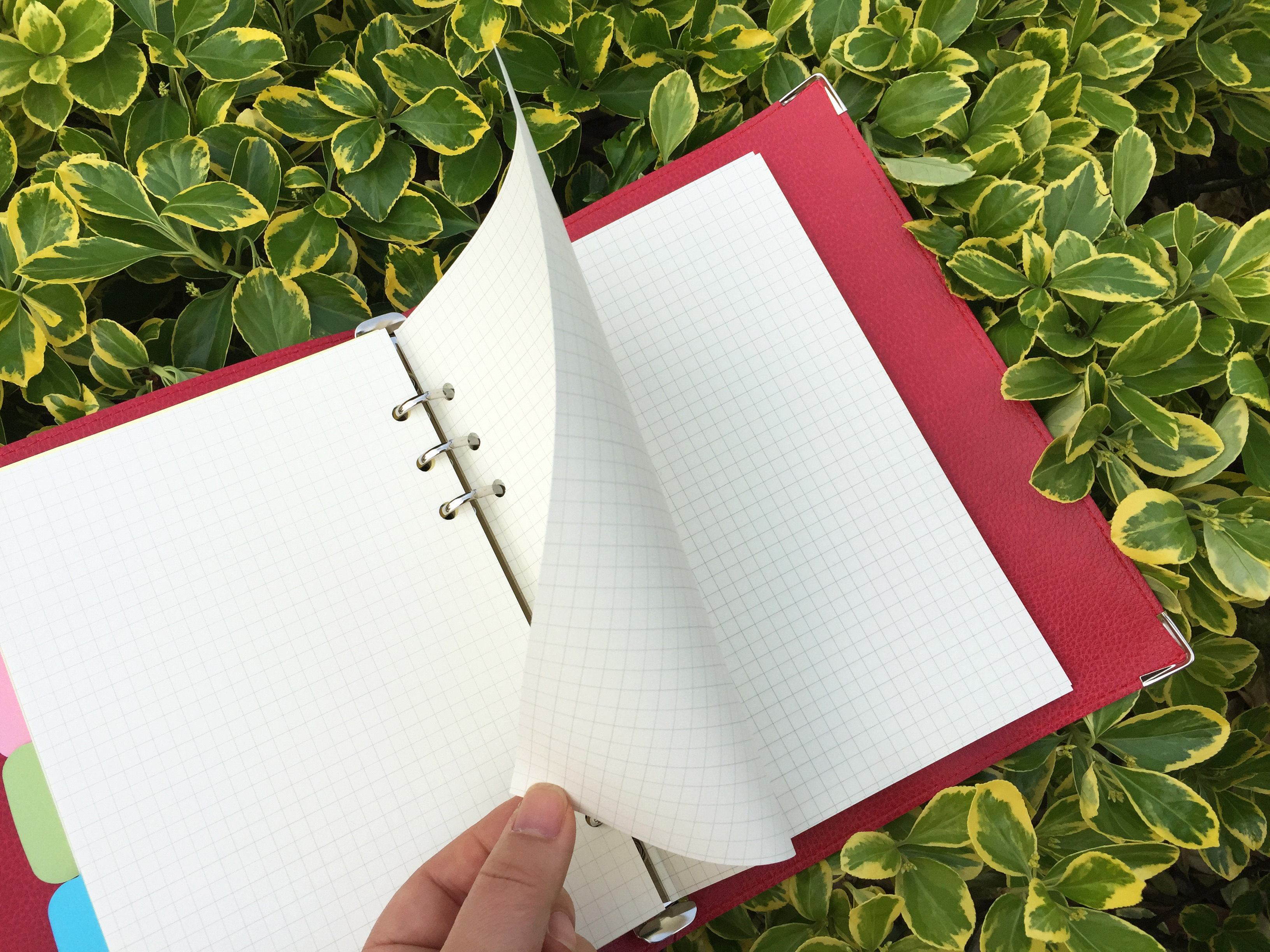 4.0 b5加厚软皮面活页本康奈尔方格横线点阵空白错题备课理财会议