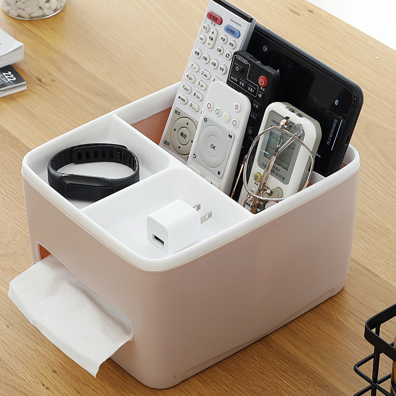 mai baolong multifunctional tissue box pumping box home living room bedroom nordic cute remote control storage creative