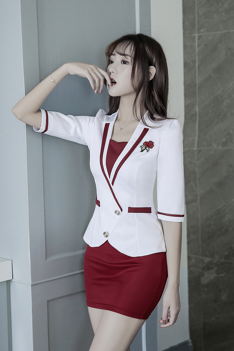 艳如飞足浴技师工作服女性感气质新款ktv足疗按摩养生会所沐足工衣