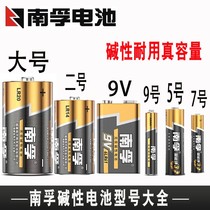 Nanfu alkaline battery No. 1 large No. 2 No. 2 9V square No. 9 AAAA5 No. 5 No. 7 battery nf