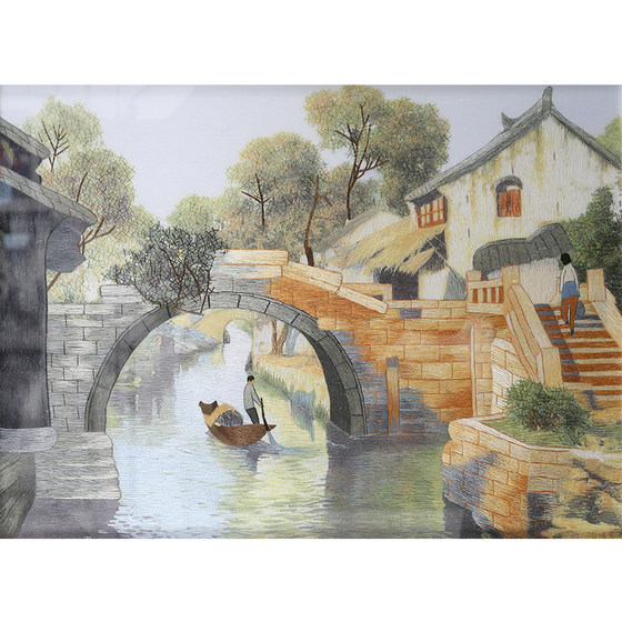 Suzhou embroidery beginner handmade DIY kit embroidery material bag embroidery yourself embroider the ink and wash town Jiangnan stitch
Suzhou embroidery beginner handmade DIY kit embroidery material bag embroidery yourself embroider the ink and wash town Jiangnan stitch