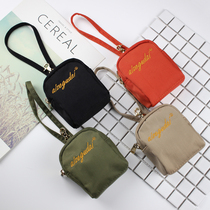 Japan and South Korea new female mini nylon cloth coin wallet fashion key bag Oxford cloth coin bag cute small bag trend