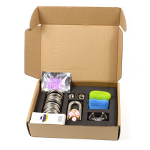 Stainless steel penis strong 12 ring metal lock stretch correction foresper long physical load restraint training Tintin ring