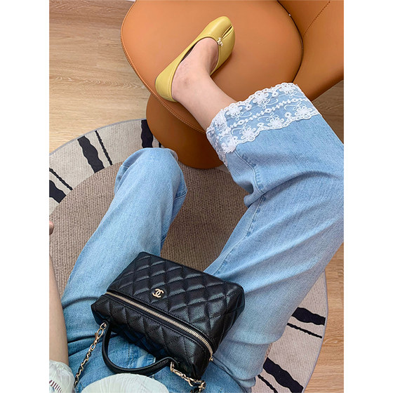 2025 summer new lace lace wide-leg jeans for women versatile loose high waist slimming nine-point straight pants
2025 summer new lace lace wide-leg jeans for women versatile loose high waist slimming nine-point straight pants