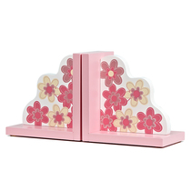 Wooden flower book stand decoration creative girl student desk put book bracket book stand book holder book stand