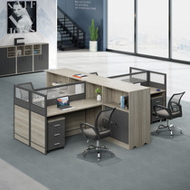 Office furniture Single Financial Computer Desk Double Connection Desk Loft Screen Card Staff Desk