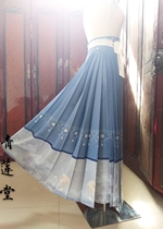 Green Lotus Church Running Moon Printed Horse Face Dress 100 Rosedress Customised