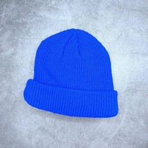 Klein Blue Korean Dome Fall Winter Knitted Wool Hat Female ins Main Hat Tide Ripple Baotou Hat Guapi Hat Male