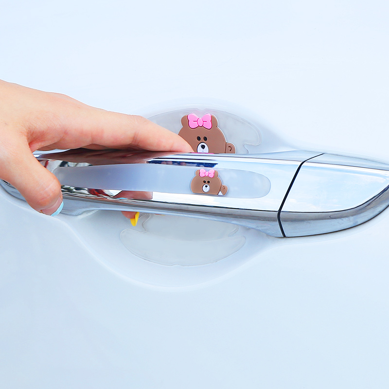 car door handle with lacquer surface protective film car door handle anti-scratch stier door bowl stier car handle scratch stier