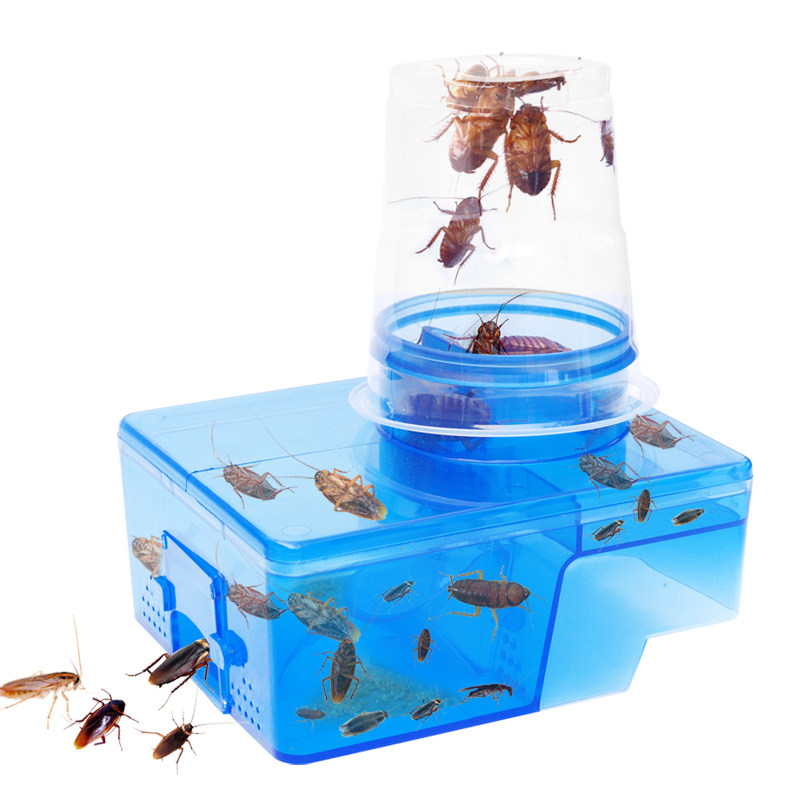 蟑螂捕捉器蟑螂药诱杀盒活捕蟑螂诱捕器灭蟑螂器蟑螂屋小强放生器