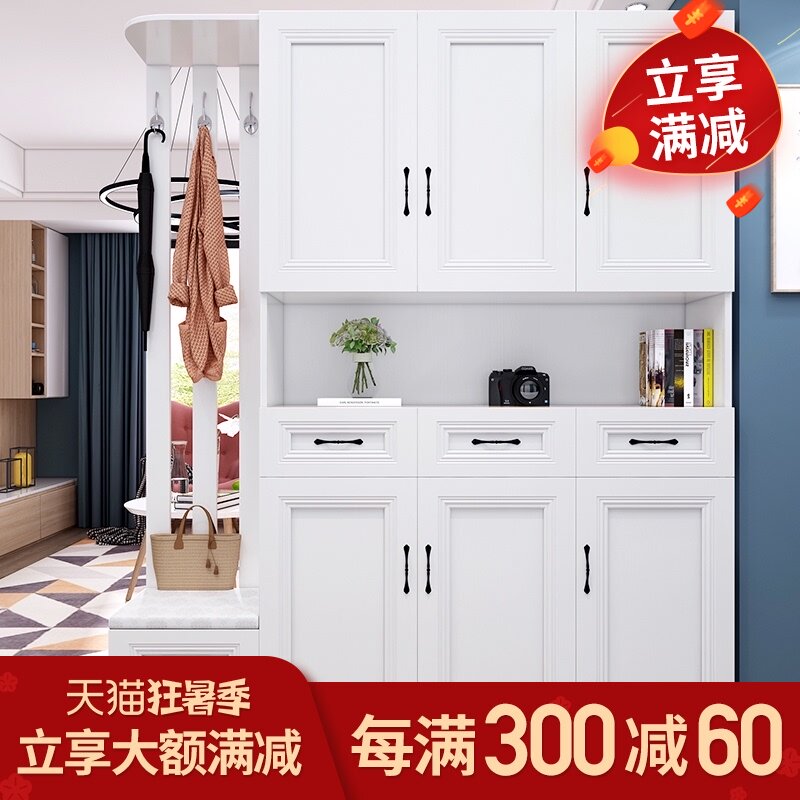 Yifei foyer shoe cabinet Entrance cabinet Household storage cabinet Shoe stool European shoe cabinet Screen cabinet Support customization