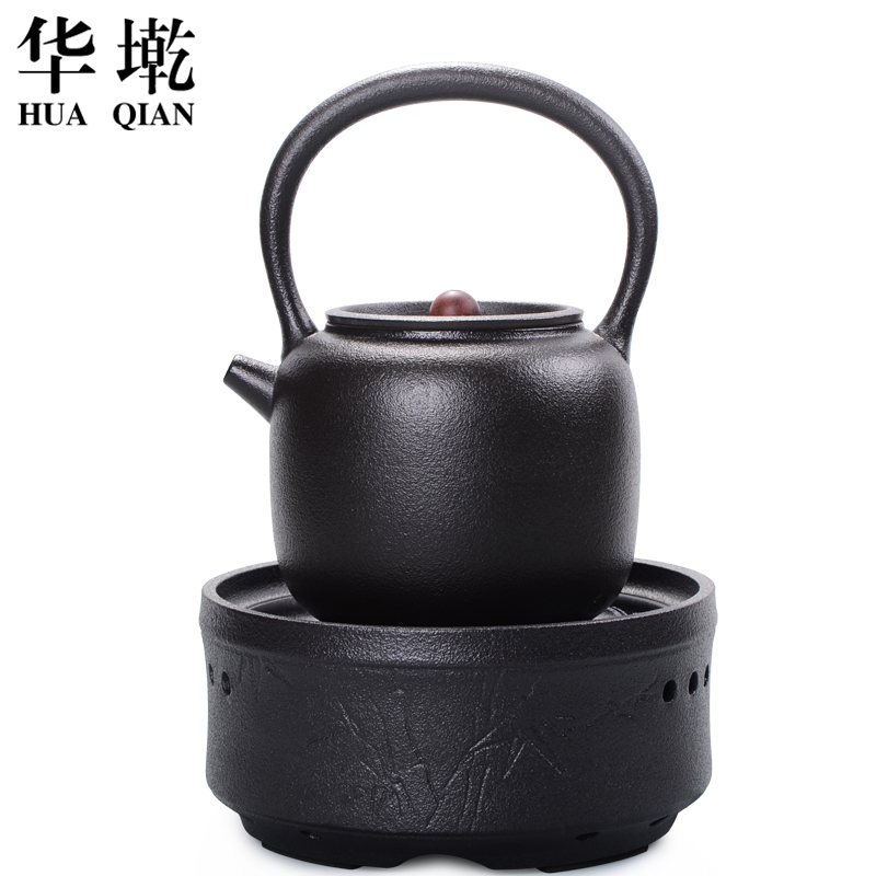 China Qian electric jug of black ceramic tea boiled tea machine electricity TaoLu five lines of kettle boiled black tea by hand