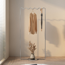 Wotime Nordic Bedroom Landing Cap Hat Stainless Steel Living Room Creative Handle Household Simple Clothing Shelf