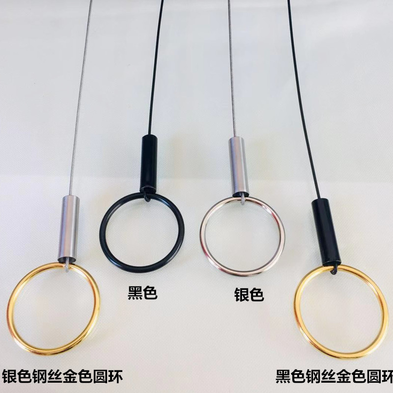 New hanging ring clothing store hanging crystal hanging ring hanging hanger wire rope chain hanging clothes hanger