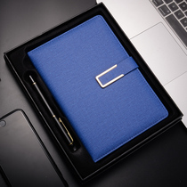 Customized A5 business notepad office enterprise custom logo notebook simple thickened office diary book college students stationery book retro thickened box