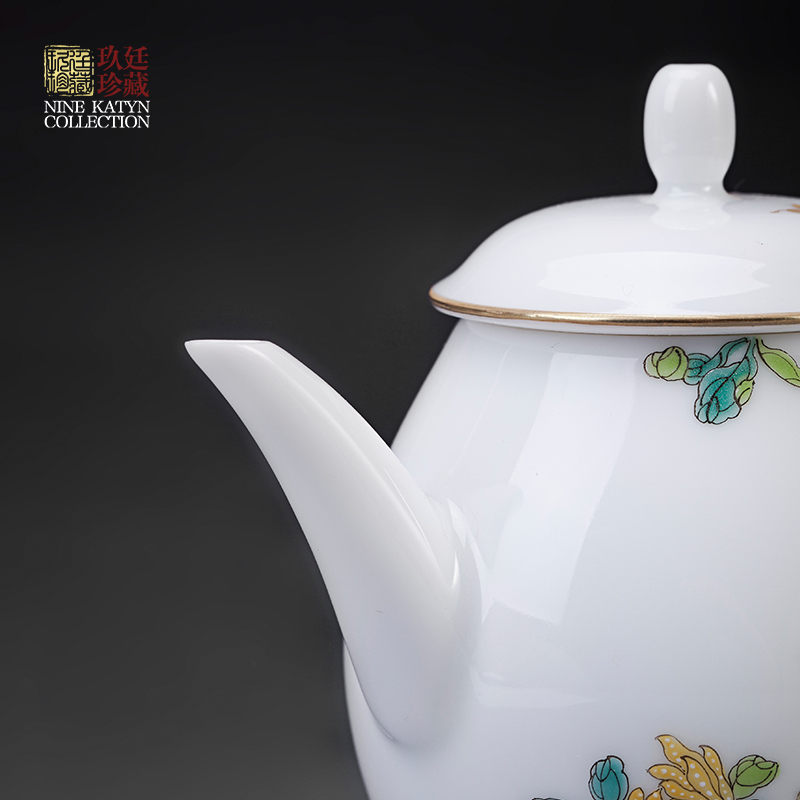 About Nine katyn mini jingdezhen ceramic teapot with small kung fu tea set filter teapot is pot of tea accessories