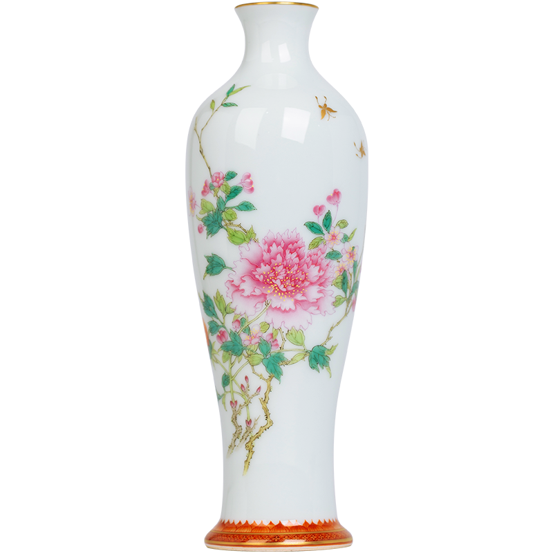 About Nine katyn floret exchanger with the ceramics craft vase furnishing articles sitting room porch of new Chinese rich ancient frame home decoration porcelain