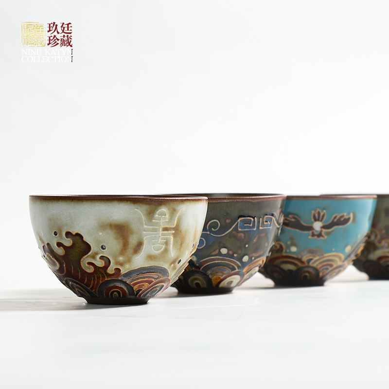 About Nine katyn built sample tea cup lamp that your up with jingdezhen ceramic its tea cups kung fu master CPU can be a single CPU