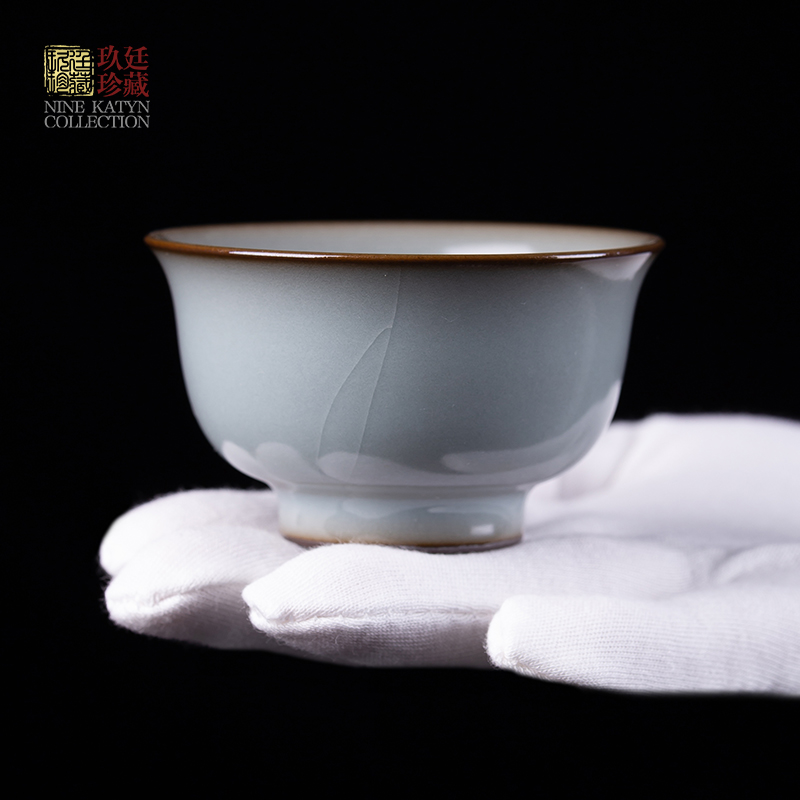 Nine at jingdezhen ceramic cups kung fu master cup single cup bowl on up tea set a single sample tea cup