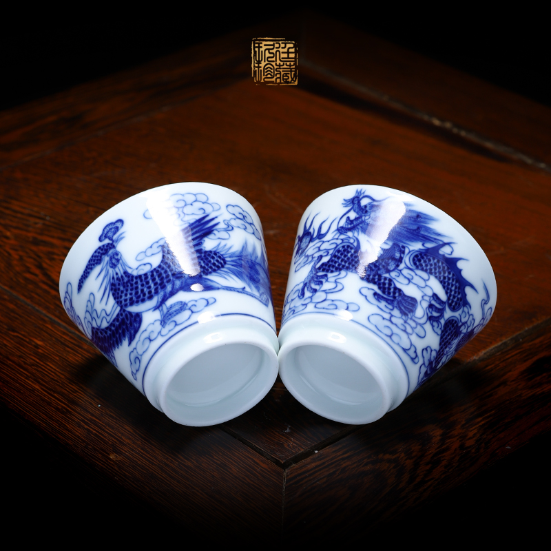 About Nine katyn longfeng master cup single cup of jingdezhen ceramic tea set with personal kungfu tea cups sample tea cup