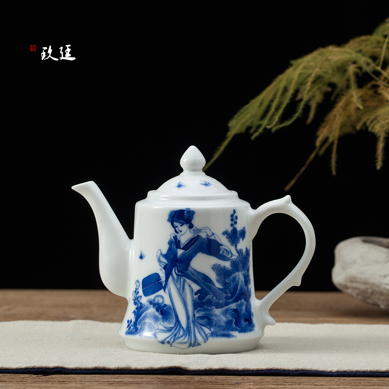 Jingdezhen hand - made ceramic kung fu tea set o the teapot fair keller cup eight the tea gift box packaging