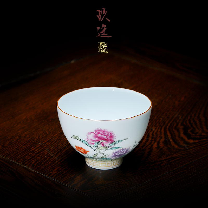 About Nine katyn ceramic kung fu masters cup sample tea cup cup single cup of jingdezhen tea service manual puer tea cup