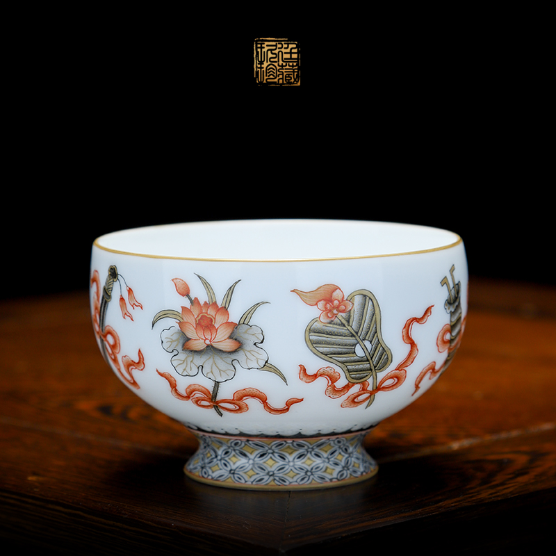 About Nine katyn alum red sweet see kung fu master cup single cup of jingdezhen ceramic cups and cup sample tea cup cup