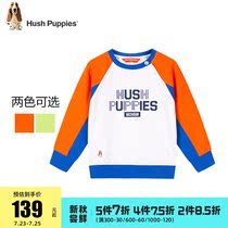 Xiubu Shi Childrens clothing Boys sweater 2021 autumn childrens round neck shirt Cartoon childrens top